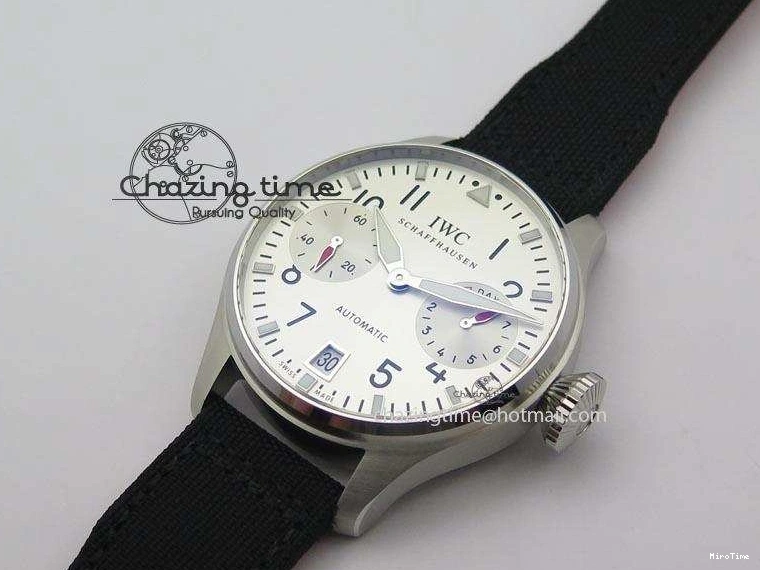 MIROTIME 0318 Big Pilot Real PR IW500432 DFB Limited Edition ZF 1:1 Best Edition On Black Nylon Strap A Fashionable 7276